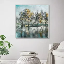 Outlet Kirklands Home Beckoning Tree Grove Framed Canvas Art