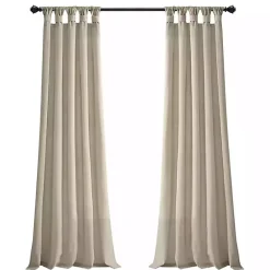 Best Kirklands Home Beige Burlap Knotted Curtain Panel Set, 108 in. Tan