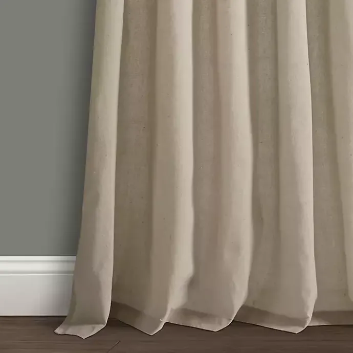 Best Kirklands Home Beige Burlap Knotted Curtain Panel Set, 108 in. Tan