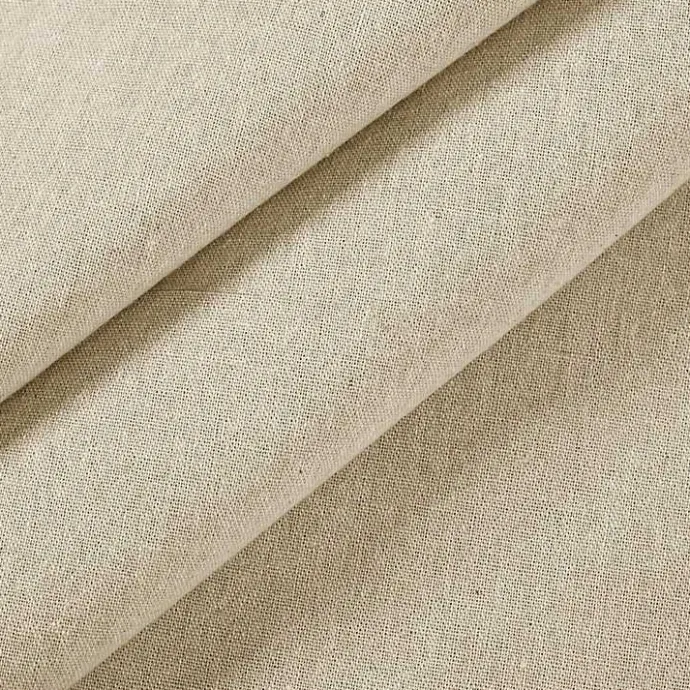 Best Kirklands Home Beige Burlap Knotted Curtain Panel Set, 108 in. Tan