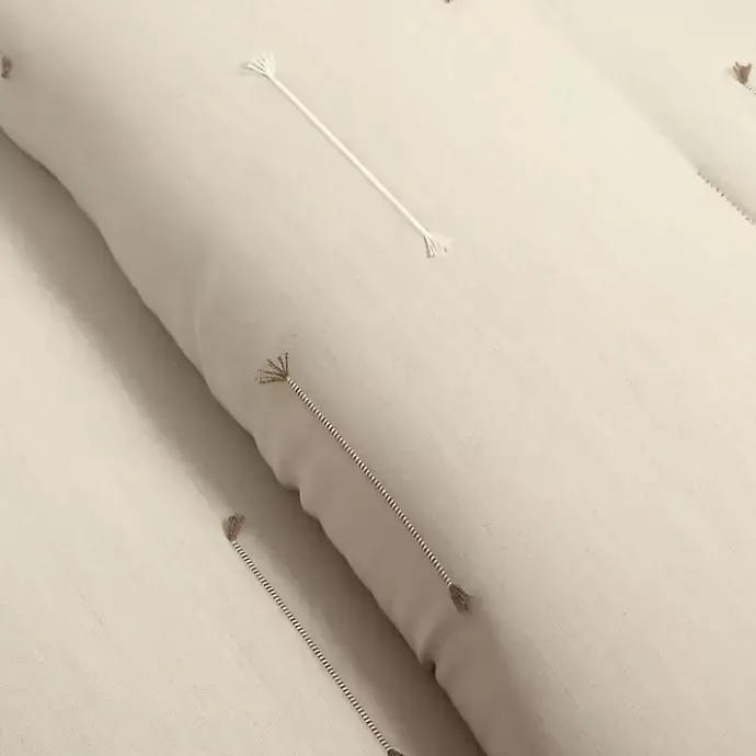 Clearance Kirklands Home Beige Clip Jacquard 3-pc. Full/Queen Comforter Set Tan