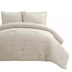 Best Kirklands Home Beige Clip Jacquard 3-pc. King Comforter Set Tan