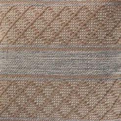 Outlet Kirklands Home Beige Criss Cross Accent Pillow Brown