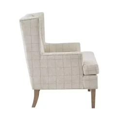 Discount Kirklands Home Beige Decker Martha Stewart Accent Chair Brown