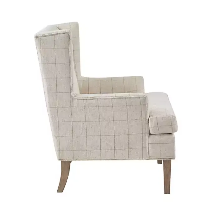 Discount Kirklands Home Beige Decker Martha Stewart Accent Chair Brown