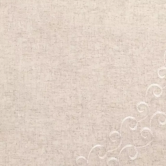 Best Kirklands Home Beige Embroidered Tree Skirt Tan