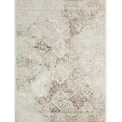 Best Kirklands Home Beige Faded Damask Area Rug, 5x7 Tan
