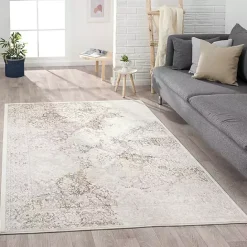 Best Kirklands Home Beige Faded Damask Area Rug, 5x7 Tan