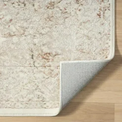 Best Kirklands Home Beige Faded Damask Area Rug, 5x7 Tan