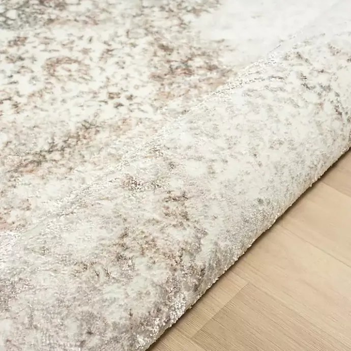 Best Kirklands Home Beige Faded Damask Area Rug, 5x7 Tan