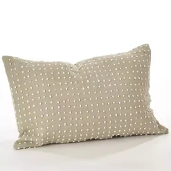 Best Kirklands Home Beige French Knotted Lumbar Throw Pillow Tan