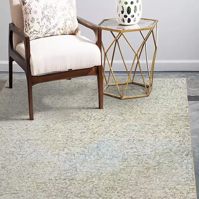 Best Kirklands Home Beige Sotho Washable Area Rug, 5x7 Tan