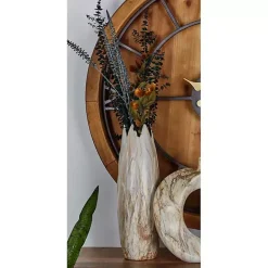 Best Kirklands Home Beige Stoneware Jagged Vase, 20 in. Brown