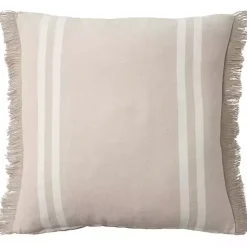 Best Kirklands Home Beige Striped Linen Throw Pillow
