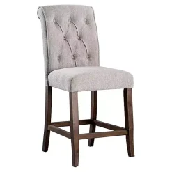 Discount Kirklands Home Beige Tufted Landon Counter Stools, Set of 2 Tan