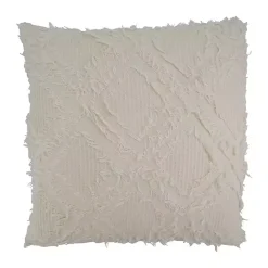 Outlet Kirklands Home Beige Waffle Weave Pillow Ivory