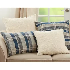 Outlet Kirklands Home Beige Waffle Weave Pillow Ivory