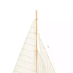 Clearance Kirklands Home Beige Wood Coastal Sailboat, 21 in.