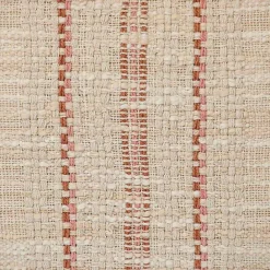 Clearance Kirklands Home Beige Woven Red Stripes Lumbar Pillow Tan