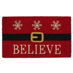 Sale Kirklands Home Believe Santa Doormat