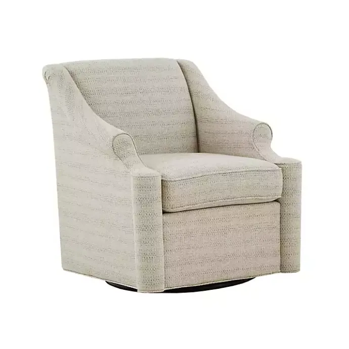 Best Kirklands Home Benton Swivel Glider Accent Chair Tan