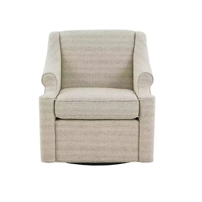 Best Kirklands Home Benton Swivel Glider Accent Chair Tan