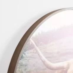 Best Kirklands Home Bernie II Round Framed Canvas Art Print