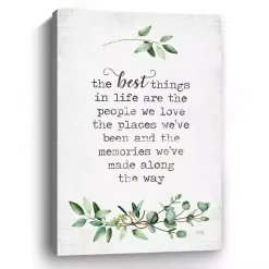 Best Kirklands Home Best Things in Life Canvas Art Print, 24x36 in.