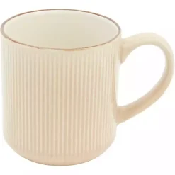 Clearance Kirklands Home Betsy Cream Ribbed 16-pc. Dinnerware Set Tan