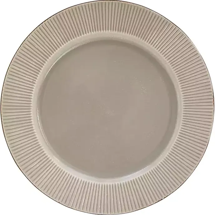 Kirklands Home Betsy Taupe Ribbed 16-pc. Dinnerware Set Tan