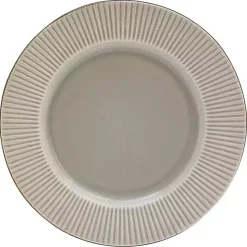 Kirklands Home Betsy Taupe Ribbed 16-pc. Dinnerware Set Tan