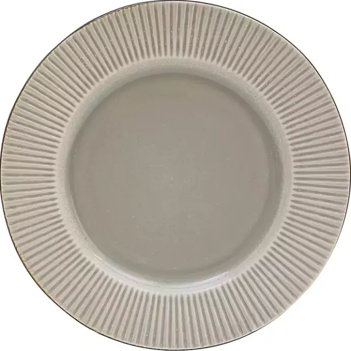 Kirklands Home Betsy Taupe Ribbed 16-pc. Dinnerware Set Tan