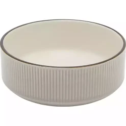 Kirklands Home Betsy Taupe Ribbed 16-pc. Dinnerware Set Tan