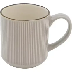 Kirklands Home Betsy Taupe Ribbed 16-pc. Dinnerware Set Tan