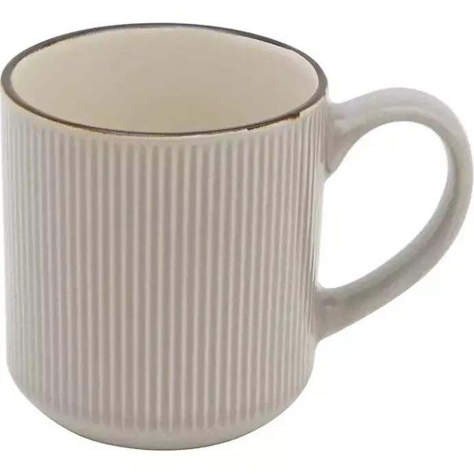 Kirklands Home Betsy Taupe Ribbed 16-pc. Dinnerware Set Tan