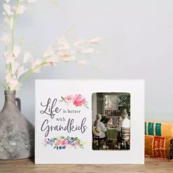 Discount Kirklands Home Better with Grandkids Picture Frame White