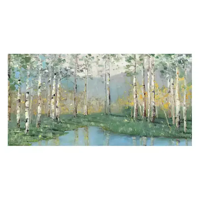 New Kirklands Home Birch River Giclee Canvas Art Print