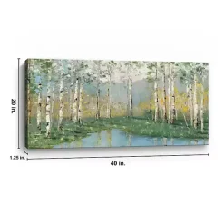 New Kirklands Home Birch River Giclee Canvas Art Print