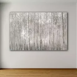 Discount Kirklands Home Birch Trees Canvas Art Print Gray