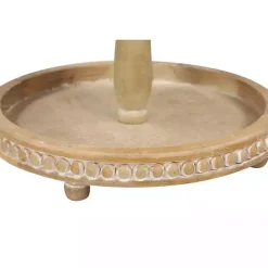 Sale Kirklands Home Birch Wood Tiered Tray Brown