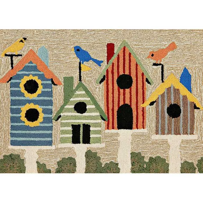 Best Kirklands Home Birdhouses Scatter Rug Multi