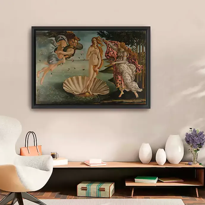 Best Kirklands Home Birth of Venus Framed Canvas Art Print, 36x28 in. Multi