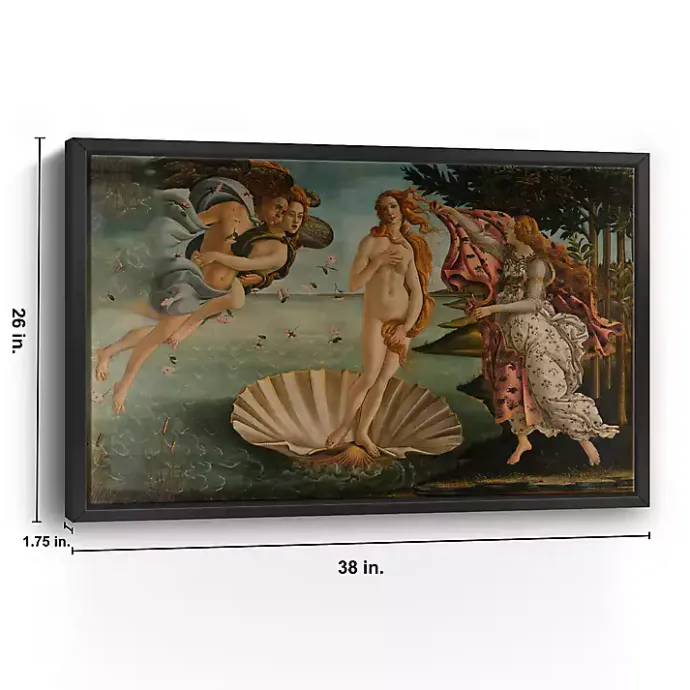 Best Kirklands Home Birth of Venus Framed Canvas Art Print, 36x28 in. Multi