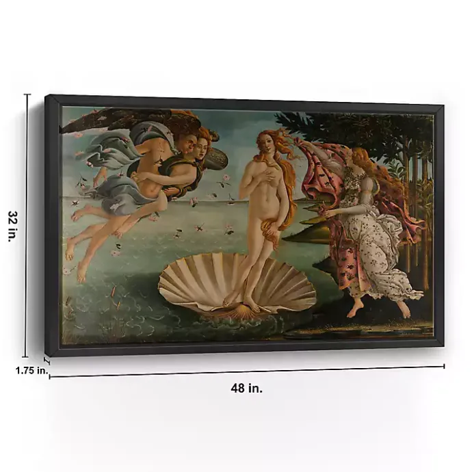 Discount Kirklands Home Birth of Venus Framed Canvas Art Print, 48x32 in. Multi