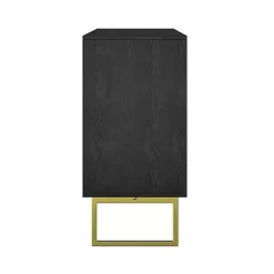 Discount Kirklands Home Black & Ivory Sunburst 4-Door Sideboard