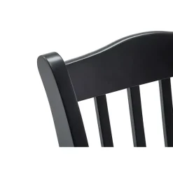 Hot Kirklands Home Black & Oak Wood Shaker Dining Chairs, Set of 2 Brown