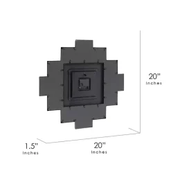 New Kirklands Home Black 12 Photo Frame Collage Clock