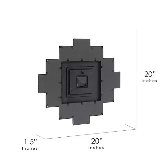 New Kirklands Home Black 12 Photo Frame Collage Clock