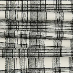 Hot Kirklands Home Black & White Handwoven Plaid Throw Pillow