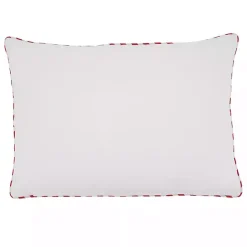 Online Kirklands Home Black & White Merry Christmas Bulbs Lumbar Pillow